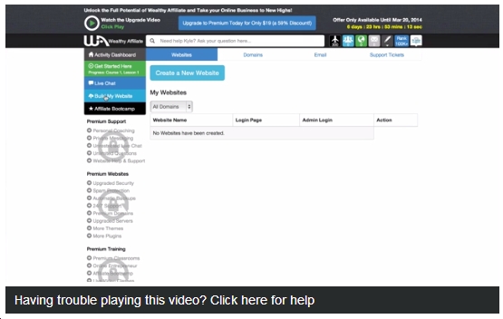 Kyle from Wealthy Affiliate shows how easy it is to build a website with the express builder