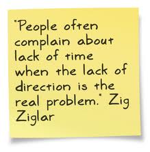 Time management quote from Zig Ziglar