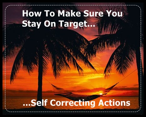 How to make sue you stay on target... self correcting actions