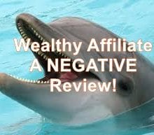 A negative Wealthy Affiliate video review