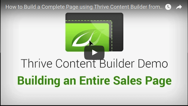 thrive content builder plugin duplicating a sales page