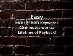Example of how to rank for an evergreen keyword