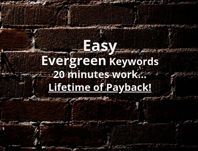 Example of how to rank for an evergreen keyword