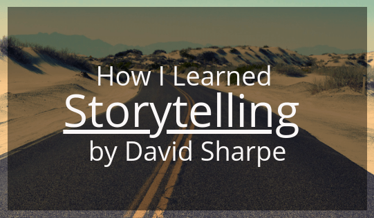 Video of David Sharpe explaining how he learned storytelling